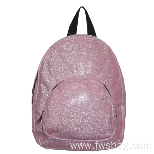 Custom New Fashion Team Logo Traveling Sparkle Sequin Glitter Mini Cheerleading Backpack For Girls